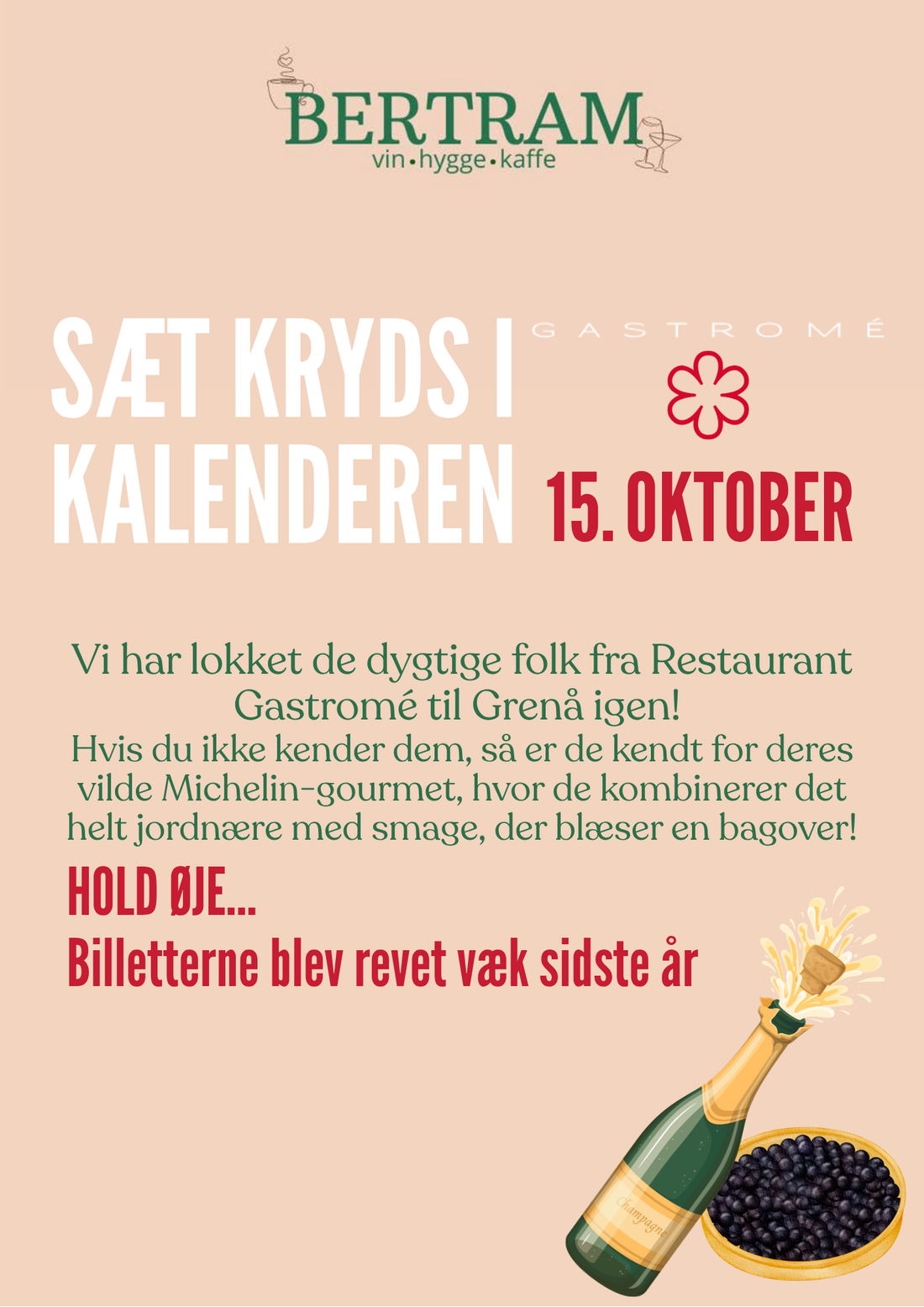 GASTROMÉ x BERTRAM 15/10