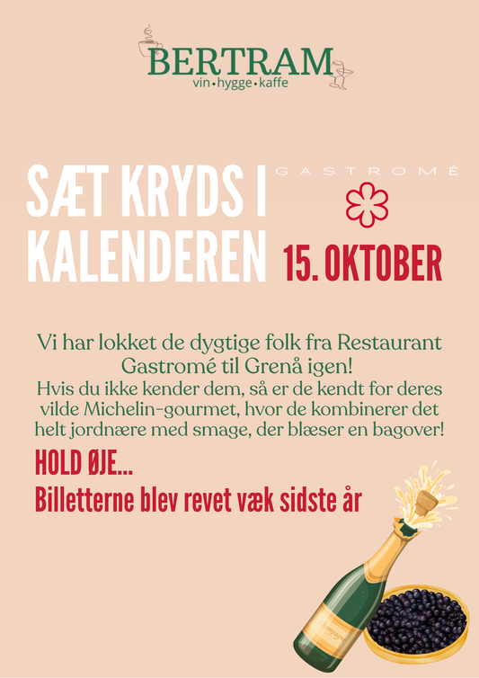 GASTROMÉ x BERTRAM 15/10